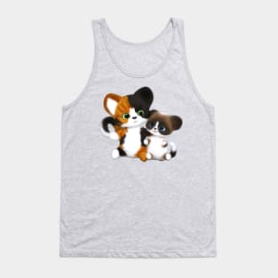 Adorable Kitty Cats Tank Top